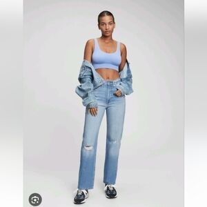 GAP High Rise '90s Loose Jeans in Organic Cotton in light Teresa Sz 6/28r